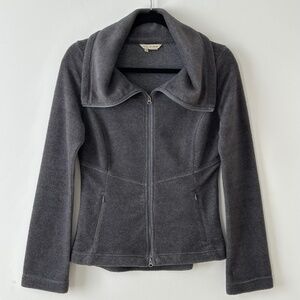 Royal Robbins Departures Gray Fleece Zip Up Jacket